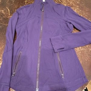 Purple zip up jacket